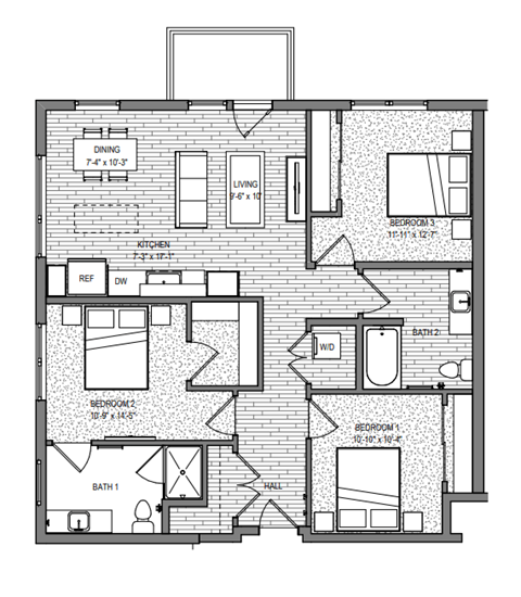 Three Bedroom